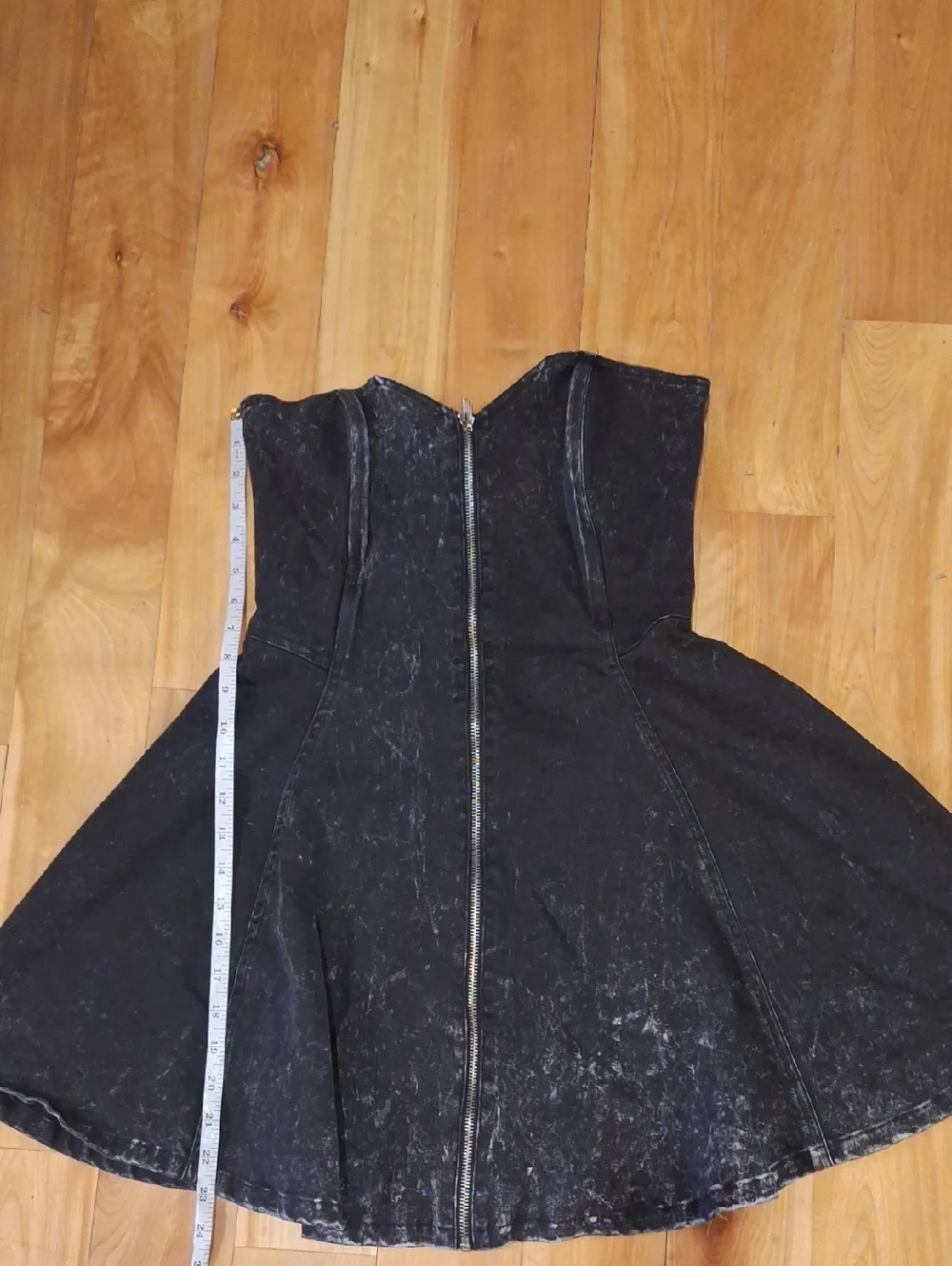 Vintage Betsey Johnson Collection Sweetheart Neckline Denim Party Dress 4 - Picture 15 of 15